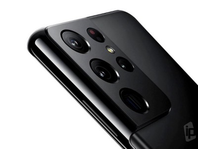 Metal Camera Lens Black  Kovov ochrana kamery pro Samsung Galaxy S21 Ultra 5G (ern)