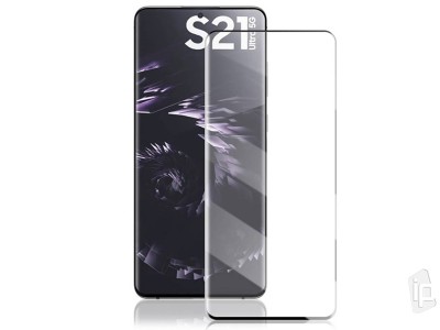 MyScreen Diamond Edge 3D Glass (ern) - 3D Tvrden sklo na displej pro Samsung Galaxy S21 Ultra