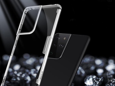 Nillkin Nature TPU Clear (��ry) - Zna�kov� ochrann� kryt (obal) na Samsung Galaxy S21 Ultra