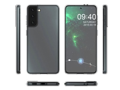 Ochrann� kryt TPU Ultra Slim Clear pre Samsung Galaxy S21 5G (��ry)