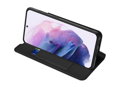 Luxusn� Slim Fit puzdro (modr�) pre Samsung Galaxy S22 Plus 5G