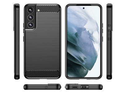Fiber Armor Defender Black (�ierna) - Ochrann� kryt (obal) na Samsung Galaxy S22 Plus 5G