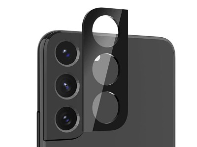 Camera Lens Protector (čierne) - 1x Ochranné sklo na zadnú kameru pre Samsung Galaxy S22 5G / S22 Plus 5G