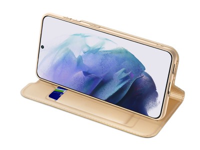 Luxusn� Slim Fit puzdro (zlat�) pre Samsung Galaxy S22 Plus 5G