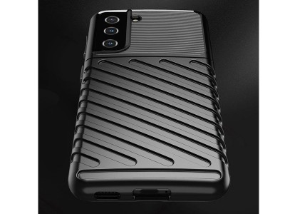 Thunder Defender Black (�ierny) - Odoln� ochrann� kryt (obal) na Samsung Galaxy S22 Plus 5G