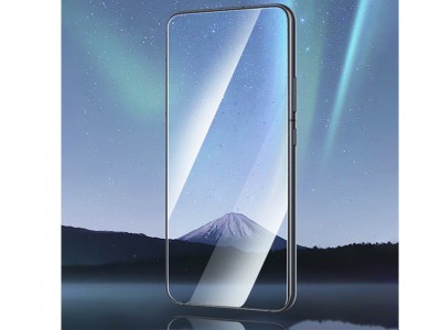 3D Glass - Tvrden ochrann sklo s pokrytm celho displeja pre Samsung Galaxy S22 ULTRA 5G (ierne)