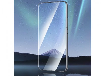 3D Glass - Tvrden� ochrann� sklo s pokryt�m cel�ho displeja pre Samsung Galaxy S22 ULTRA 5G (�ierne)
