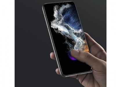 3D Glass - Tvrden� ochrann� sklo s pokryt�m cel�ho displeja pre Samsung Galaxy S22 ULTRA 5G (�ierne)
