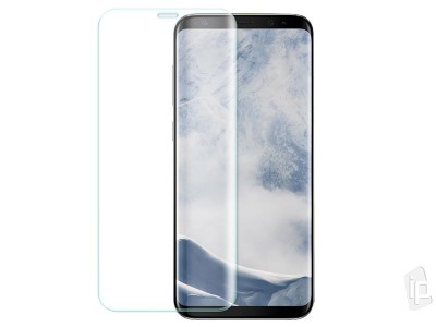 3D Full Screen Tempered Glass (re) - Temperovan ochrann sklo na cel displej pre SAMSUNG Galaxy S9