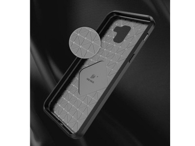 Dux Ducis MOJO  Ochrann kryt + Kovov plieok na magnetick driak pre Samsung Galaxy S9 (tmavomodr)