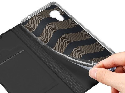 Luxusn Slim Fit puzdro (ierne) pre Samsung Galaxy Xcover 5