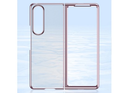 Plating Case Hard  Tenk ochrann kryt pre Samsung Galaxy Z Fold 3 (ruov)