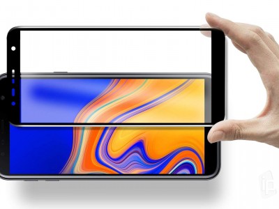 MyScreen Full Glue Tempered Glass Black (ierne) - Tvrden sklo na cel displej pre Samsung Galaxy J4 Plus / J6 Plus **VPREDAJ!!