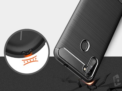 Fiber Armor Defender Black (�ierna) - Ochrann� kryt (obal) na Samsung Galaxy M11 / A11