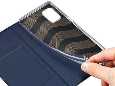 Luxusn� Slim Fit puzdro (tmavomodr�) pre Samsung Galaxy M31s
