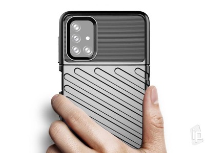 Thunder Defender Black (�ierny) - Odoln� ochrann� kryt (obal) na Samsung Galaxy M31s
