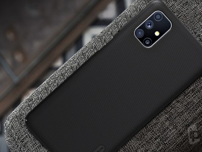 Exclusive SHIELD (ierny) - Luxusn ochrann kryt (obal) pre Samsung Galaxy M51