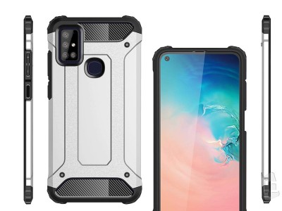 Hybrid Armor Defender (�ierny) - Odoln� ochrann� kryt (obal) na Samsung Galaxy M51
