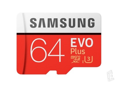 Samsung Evo Plus Pamov karta - 64GB (100mb/s) + adaptr