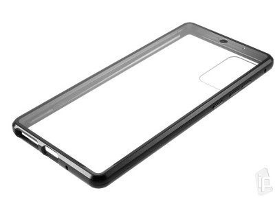 Magnetic Shield 360 Black (ierny) - Magnetick kryt s tvrdenm sklom na Samsung Galaxy Note 20