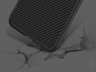 Nillkin Carbon Synthetic Fiber Case (ierny) - Ochrann kryt (obal) pre Samsung Galaxy S10e