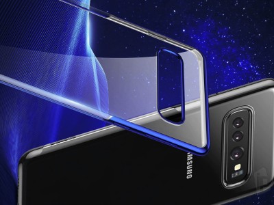 BASEUS Glitter Series Blue (modr) - Ochrann kryt (obal) na Samsung Galaxy S10