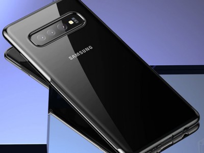 BASEUS Glitter Series Black (ierny) - Ochrann kryt (obal) na Samsung Galaxy S10 **AKCIA!!