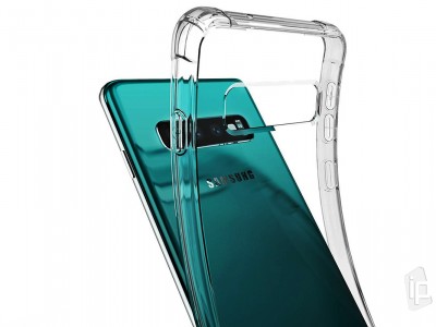 Shock Absorber Clear (ir) - Odoln kryt (obal) na Samsung Galaxy S10 Plus