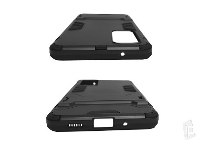 Armor Stand Defender Black (ierny) - odoln ochrann kryt (obal) na Samsung Galaxy S20 FE