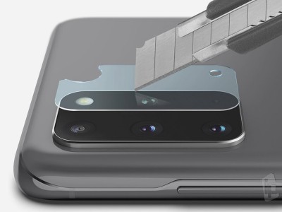 RINGKE Camera Protector - 3x Ochrann sklo na zadn kameru pro Samsung Galaxy S20 Plus