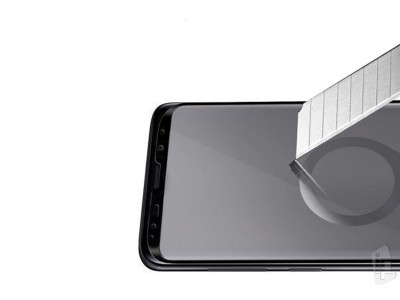 Spigen GLAS.tR Curved - Ochrann tvrden sklo na cel displej pre Samsung Galaxy S9