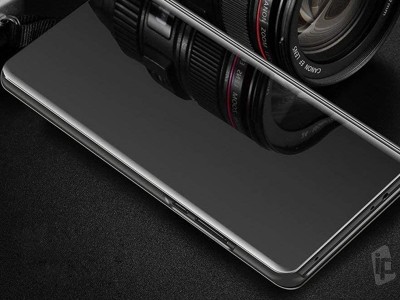 Mirror Standing Cover (ern) - Zrkadlov pouzdro pro Samsung Galaxy S20 FE **AKCIA!!