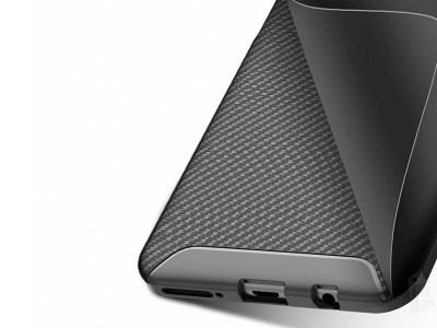 Impact Carbon Defender Black (ierny) - odoln ochrann kryt (obal) na Samsung Galaxy A7 2018
