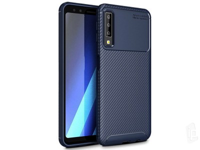 Impact Carbon Defender Blue (modr) - odoln ochrann kryt (obal) na Samsung Galaxy A7 2018