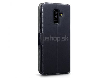 Peaenkov puzdro Slim Wallet pre Samsung Galaxy A6 Plus 2018 - ierne **AKCIA!!