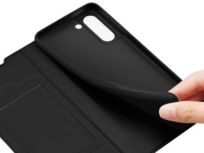 Luxusn� Slim Fit puzdro pre Samsung Galaxy S21 FE (ru�ov�)