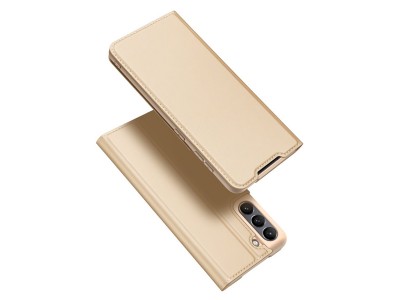 Luxusn Slim Fit puzdro pre Samsung Galaxy S21 FE (zlat)