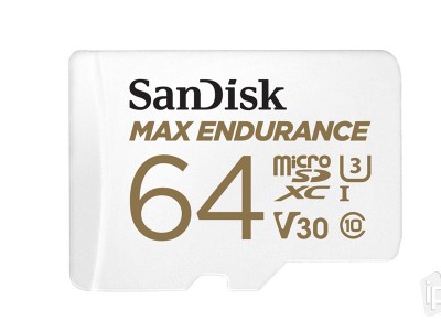 SanDisk microSDXC Max Endurance - karta 64GB 100MB/s + adaptr