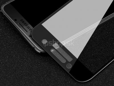 Tempered Glass Black (ern) - temperovan tvrzen ochrann sklo na cel displej pro Samsung A3 2017 **VPREDAJ!!