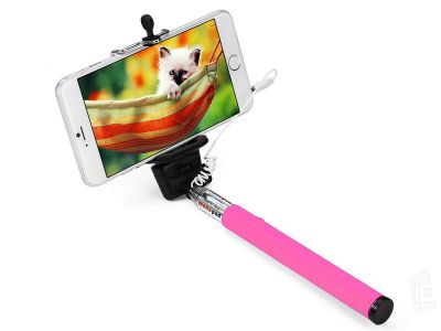 Selfie Stick 88 cm - Teleskopick selfie ty - ruov