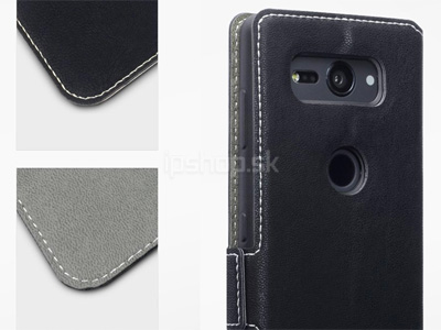 Peaenkov puzdro Slim Wallet pre Sony Xperia XZ2 Compact - ierne