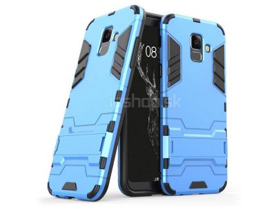 Armor Stand Defender Light Blue (modr) - odoln ochrann kryt (obal) na Samsung Galaxy A6 2018 **VPREDAJ!!