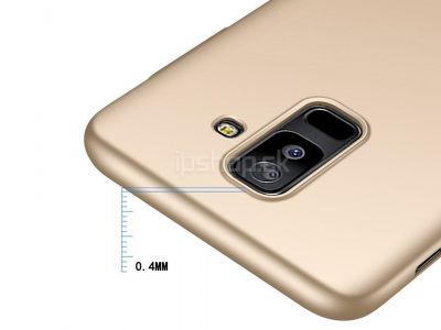 Slim Line Elitte Gold (zlat) - plastov ochrann kryt (obal) na Samsung Galaxy A6 Plus 2018