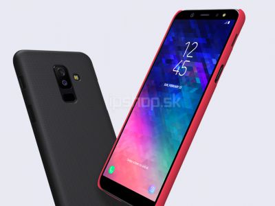 Exclusive SHIELD Black (�ierny) - luxusn� ochrann� kryt (obal) na Samsung Galaxy A6 Plus 2018 + f�lia na displej **AKCIA!!