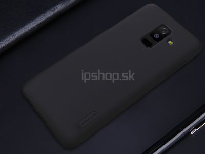 Exclusive SHIELD Black (�ierny) - luxusn� ochrann� kryt (obal) na Samsung Galaxy A6 Plus 2018 + f�lia na displej **AKCIA!!