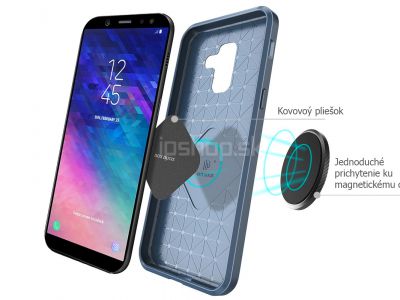 Mojo Fiber Defender Blue (modr) - odoln ochrann kryt (obal) na Samsung Galaxy A6 Plus
