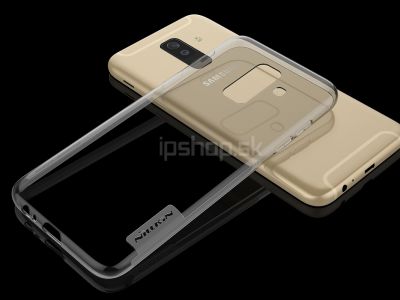 Luxusn� ochrann� kryt (obal) Nature TPU Smokey Black (dymov� �ierna) na Samsung Galaxy A6 Plus 2018
