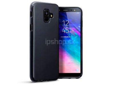 Ochrann gelov kryt (obal) TPU ierny na Samsung Galaxy A6 2018