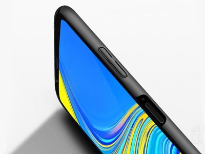 Slim Line Elitte Black (ierny) - Plastov ochrann kryt (obal) na Samsung Galaxy A7 2018