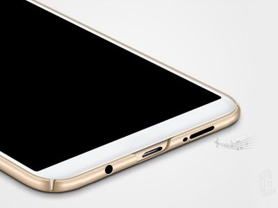 Slim Line Elitte Gold (zlat) - Plastov ochrann kryt (obal) na Samsung Galaxy A7 2018